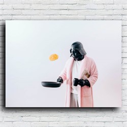 Картина на холсте Вейдер готовит завтрак