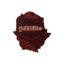 Деревянный значок Rick and Morty, застёжка