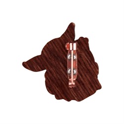 Деревянный значок Мандалорский шлем, надёжный замок