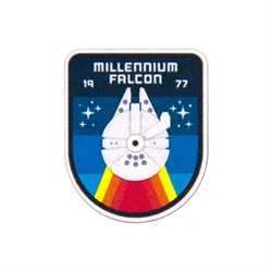 Деревянный значок Millenium Falcon