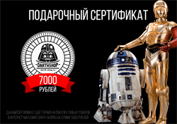 Подарочный сертификат на 7000 рублей (печатный вариант) - фото 10263