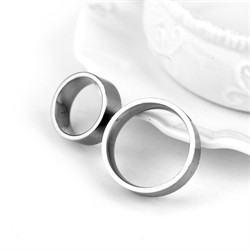 Кольцо с гравировкой Штурмовик (004-002-01-1), торец кольца