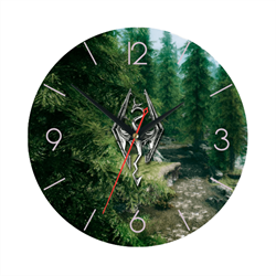 Настенные часы «Леса Скайрима»