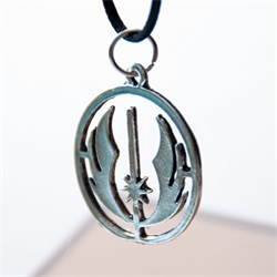 Кулон (подвеска) Орден Джедаев (002-015-01-1), вид сбоку