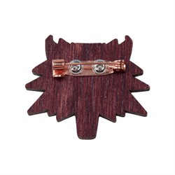 Деревянный значок Школа Волка (815-602-06-1), обратная сторона