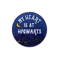 Деревянный значок My heart is at Hogwarts (815-204-09-1)