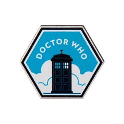 Деревянный значок Doctor Who (815-100-15-1)