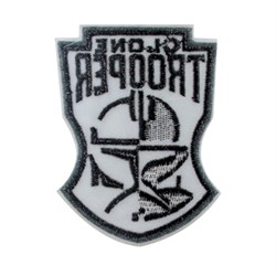 Нашивка на одежду Clone trooper, клеевой слой
