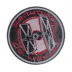 Нашивка на одежду TIE fighter squadron, клеевой слой Нашивка на одежду TIE fighter squadron, клеевой слой
