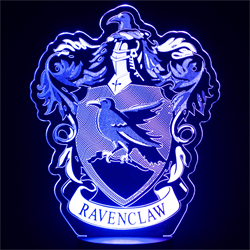 Светильник с эффектом 3D Когтевран, фиолетовое свечение