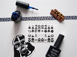 Слайдеры (наклейки) для ногтей DARTHSHOP Star Wars (020-009-05-1) с гель-лаком