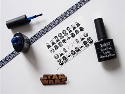 Слайдеры (наклейки) для ногтей DARTHSHOP Star Wars (020-009-05-1), готовимся к маникюру