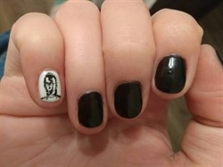 Слайдеры (наклейки) для ногтей DARTHSHOP Star Wars (020-009-05-1), пример рисунка на ногте