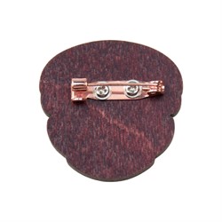 Деревянный значок Хогвартс, надёжное крепление