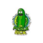 Деревянный значок Pickle Rick