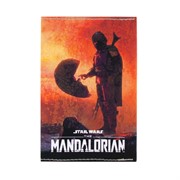 Обложка для паспорта Mandalorian (cracked)
