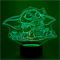 Светильник с эффектом 3D Малыш Йода (300-037-20-2)